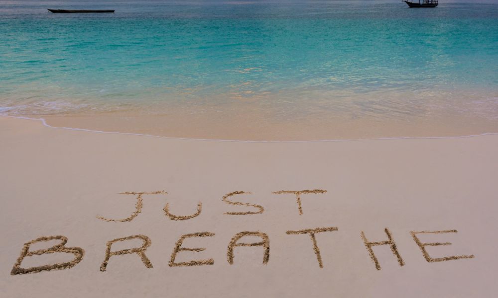 breathing exercises beach
